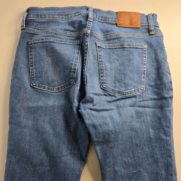 J. Crew Jeans Women's 29 Petite Blue 9" High Rise Toothpick Medium Wash - Picture 14 of 16